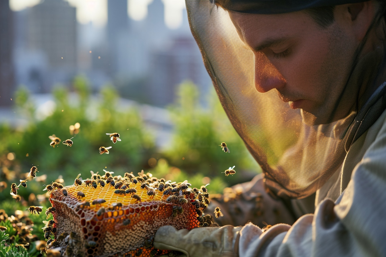 Gestion et entretien des ruches en milieu citadin