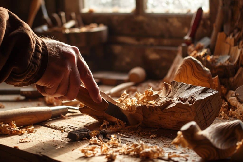 Guide débutant pour la sculpture sur bois : techniques et conseils pour s’initier à l’art du bois